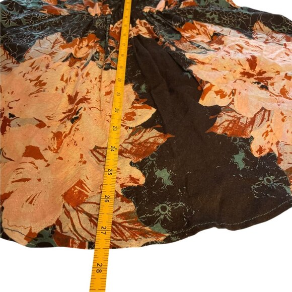 NWT Free People Mikayla Floral Printed Tunic Green Balsam Combo XS - Picture 3 of 8